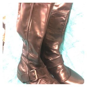Nine West leather boots size 8